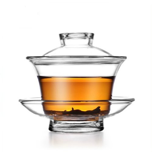 Moyishi Chinese Glass Gaiwan, Sancaiwan