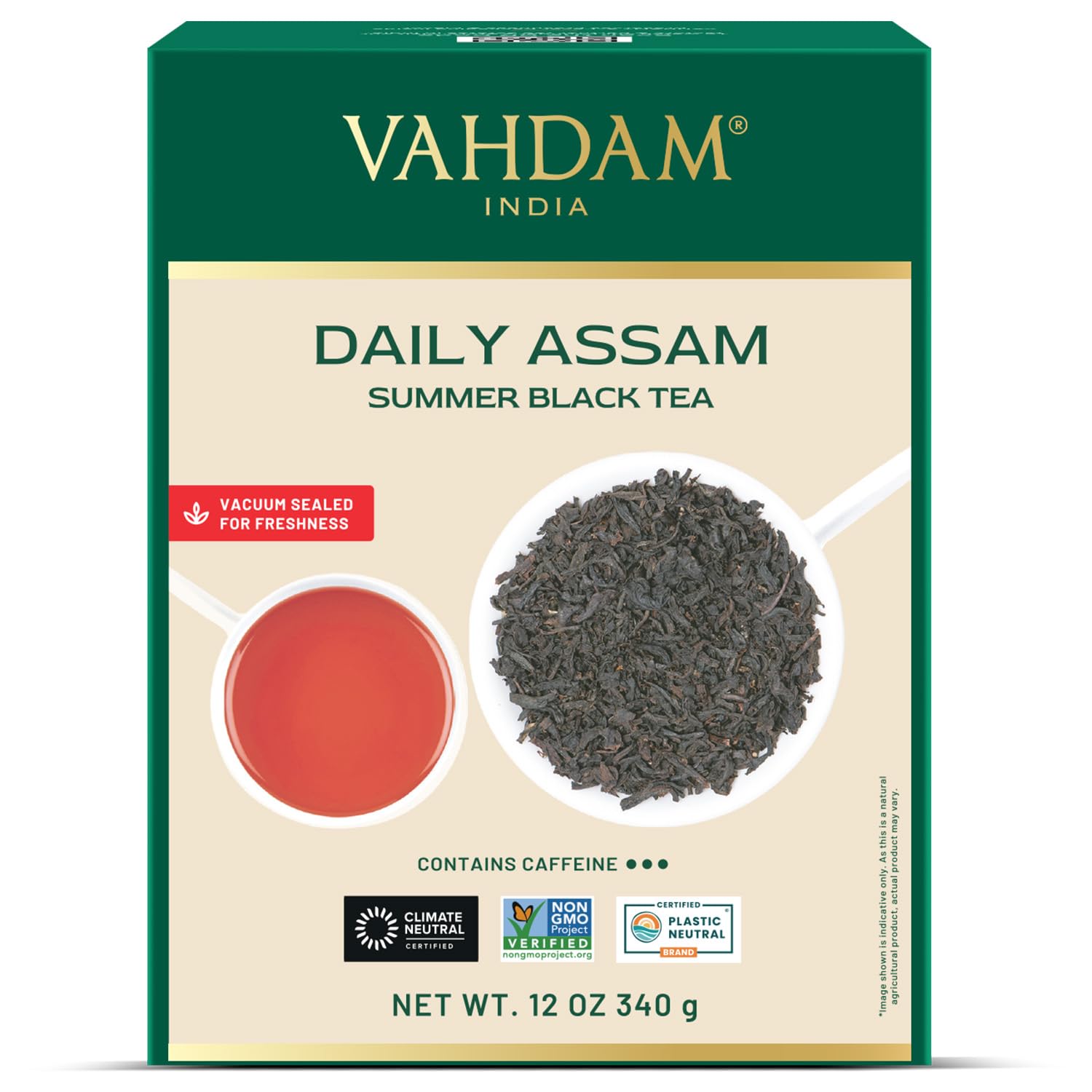 VAHDAM Assam Black Tea Leaves (12 oz, 170+ Cups)