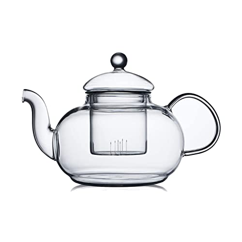 CNGLASS Glass Teapot Stovetop Safe 20.3oz
