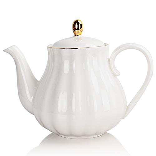 Sweejar Royal Ceramic Teapot 28oz with Infuser