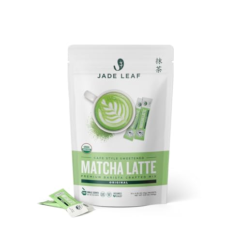 Jade Leaf Matcha Organic Matcha Latte Mix - Lightly Sweet Premium Barista