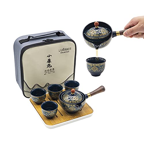 LURRIER Portable Porcelain Gongfu Tea Set All-in-One Gift Bag