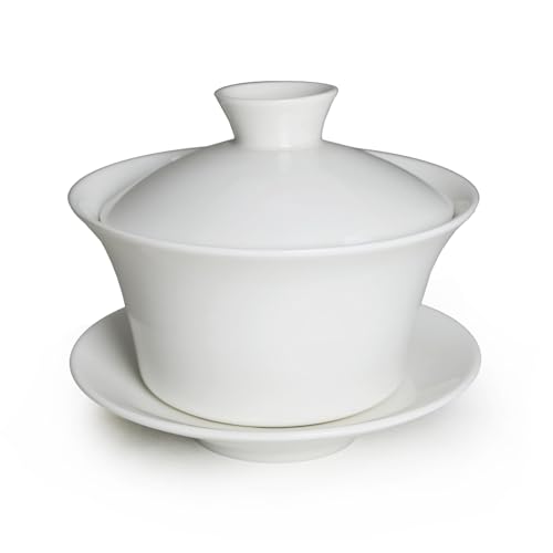 Liang baobao Traditional Gaiwan Porcelain 200ml White