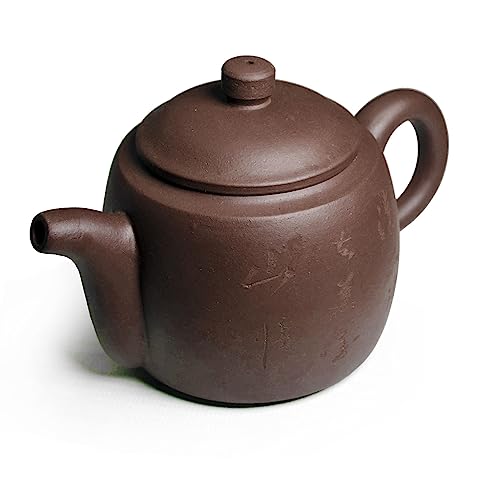 Yxhupot Zisha Teapot 270ml (9oz, hand-carved clay)