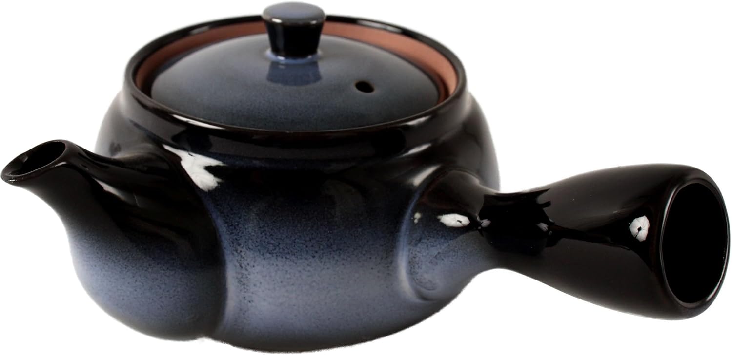 Japanese Glazed Kyusu Teapot with Removable Infuser (500ml)