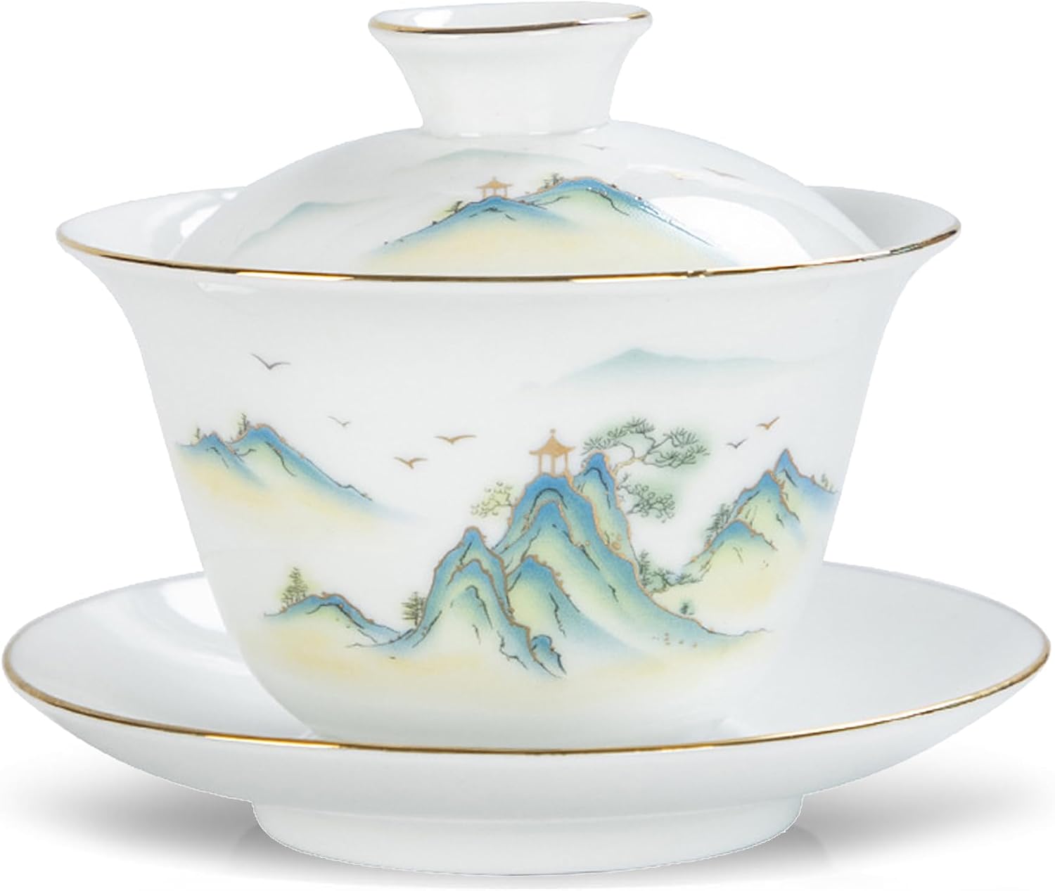 Fashion & Lifestyle Jingdezhen Porcelain Gaiwan 150ml (sancai set)