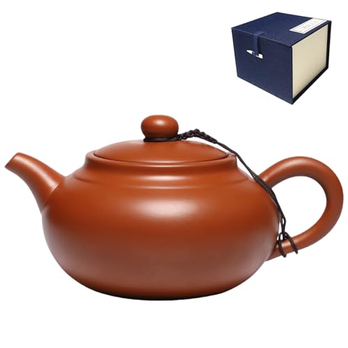 WEOPYCJ Handmade Xishi Yixing Zhuni Teapot 14oz (400ml)