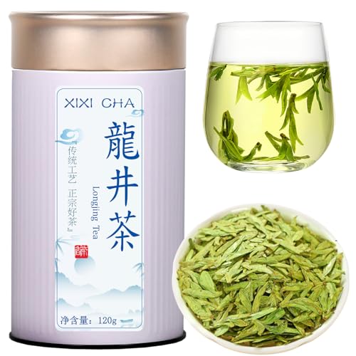 XIXICHA Longjing Green Tea (Ming Qian, 120g)