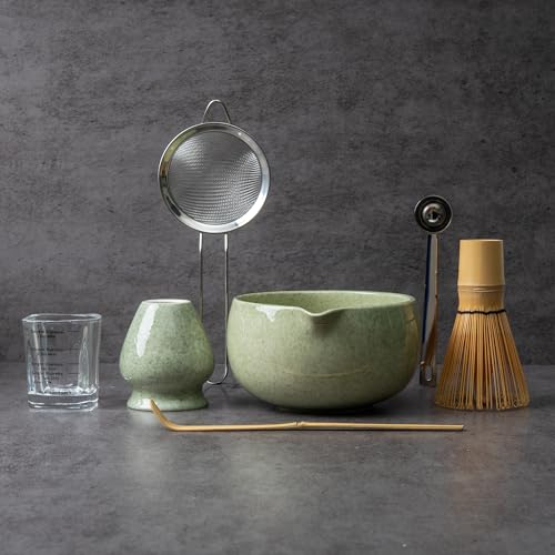 YIBO Matcha Whisk Set With Bowl (5-pc kit)