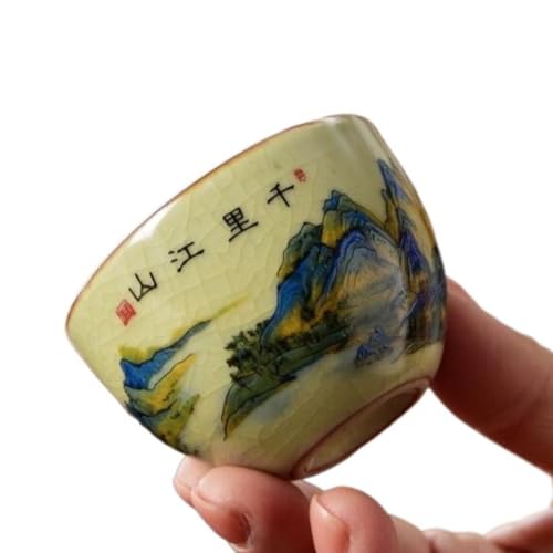 Ru Kiln Tea Tasting Cup (Single) — 50ml Glazed Ceramic